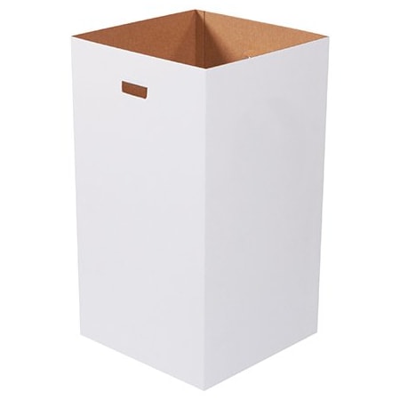 Bsc Preferred Corrugated Trash Can Plain - 50 Gallon, 10PK CRR50